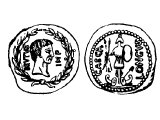 Coin of Brutus at Philippi